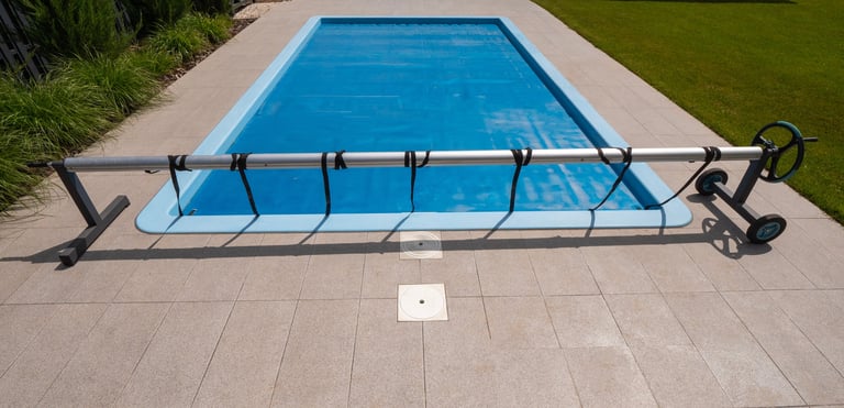 Pool covered for protection
